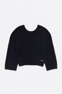 Jersey espalda redondeada negro