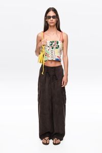 Top tirantes fruncido Patchwork summer