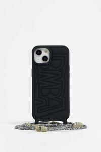 Чорний силіконовий чохол для iPhone 15