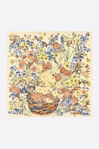 Wild pointillism basket scarf