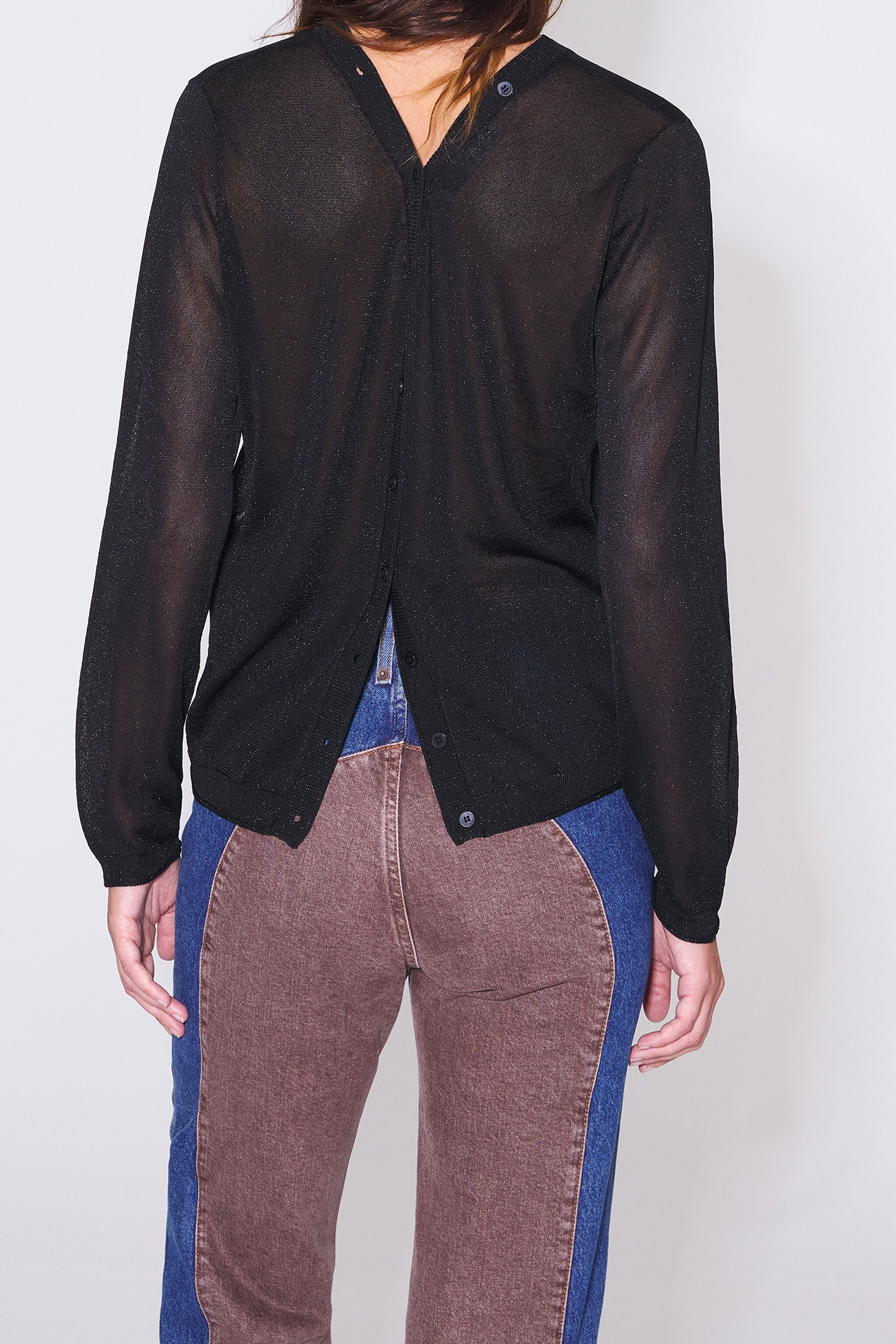 Black lurex sweater
