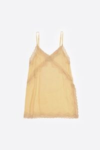 Long yellow lingerie top