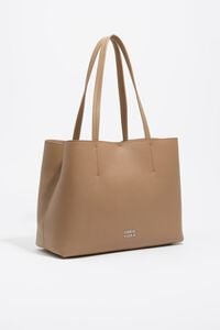 Light brown leather Chihuahua shopper bag