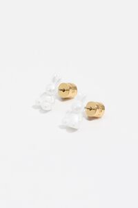 Pendientes conejo perla