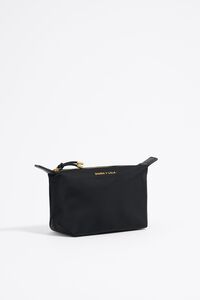 Neceser trapecio peque&ntilde;o nylon negro