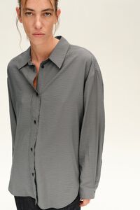 Anthracite straight-cut shirt