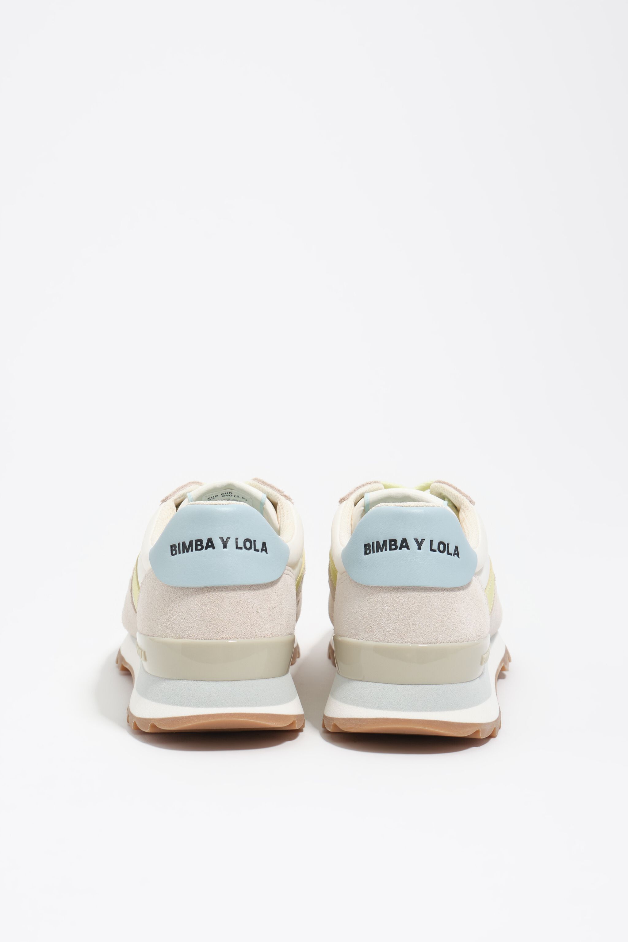 Light gray suede and nylon 13 19 technical sneaker