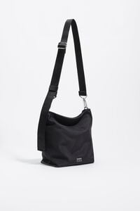 Small black nylon Carlino bag