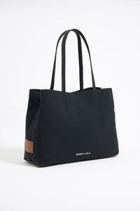 Bolso shopper Chihuahua grande gabardina antracita