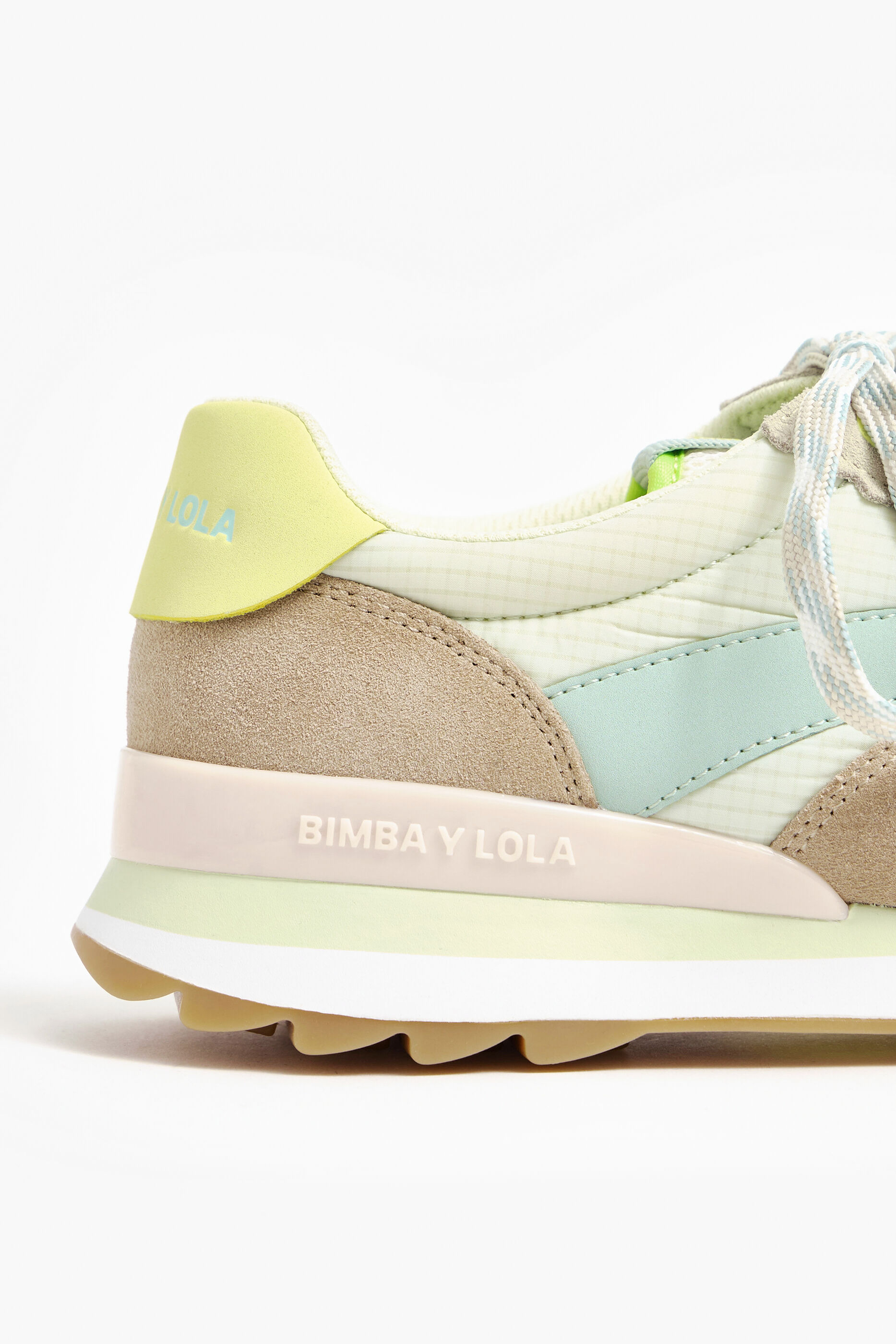 Sneakers technisch lichtblauw