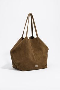 Torba shopper duża dwoina oliwkowa