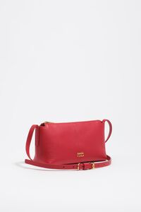 Bolso mini piel rojo
