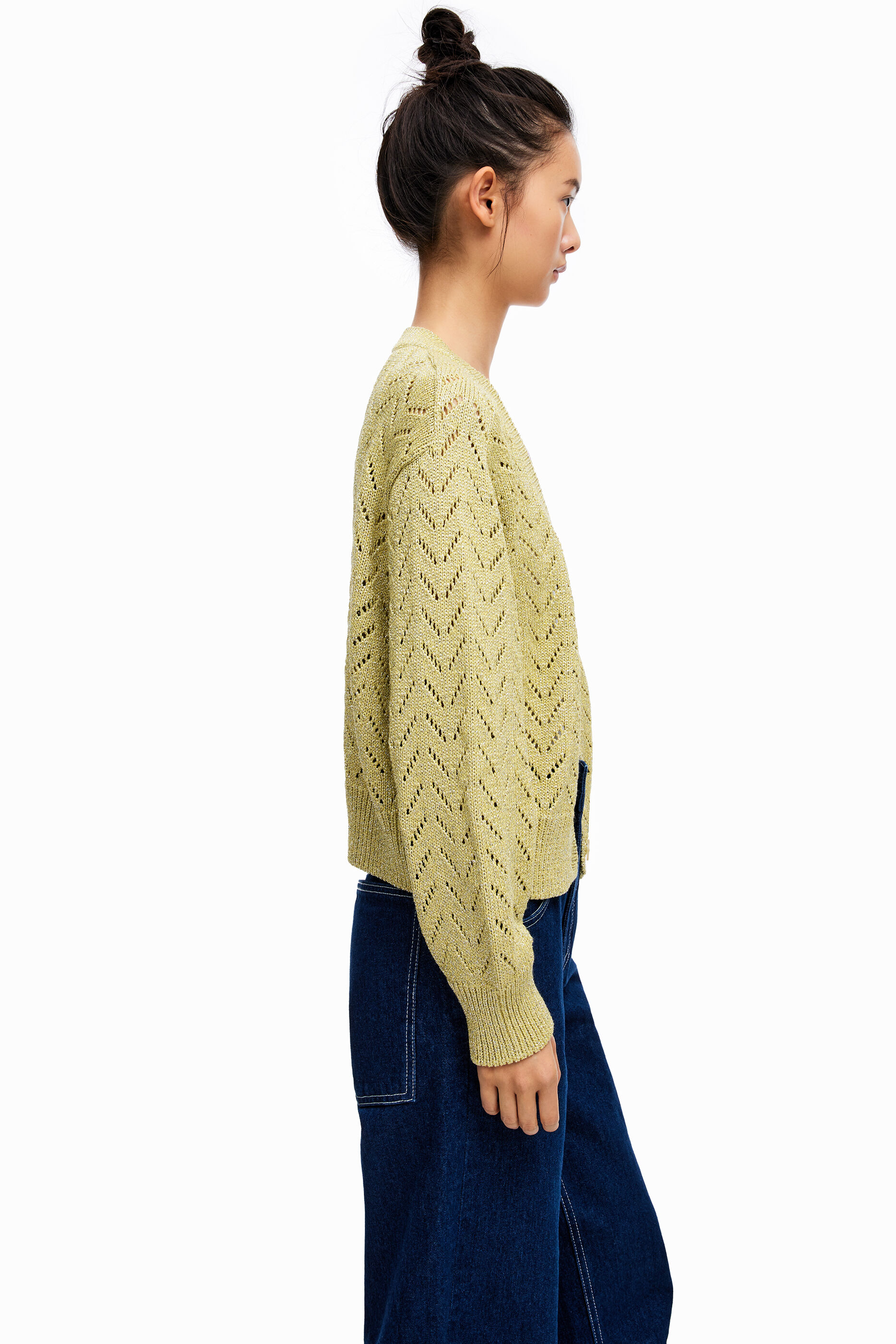 lime cardigan