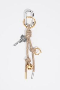 Natural rope key ring