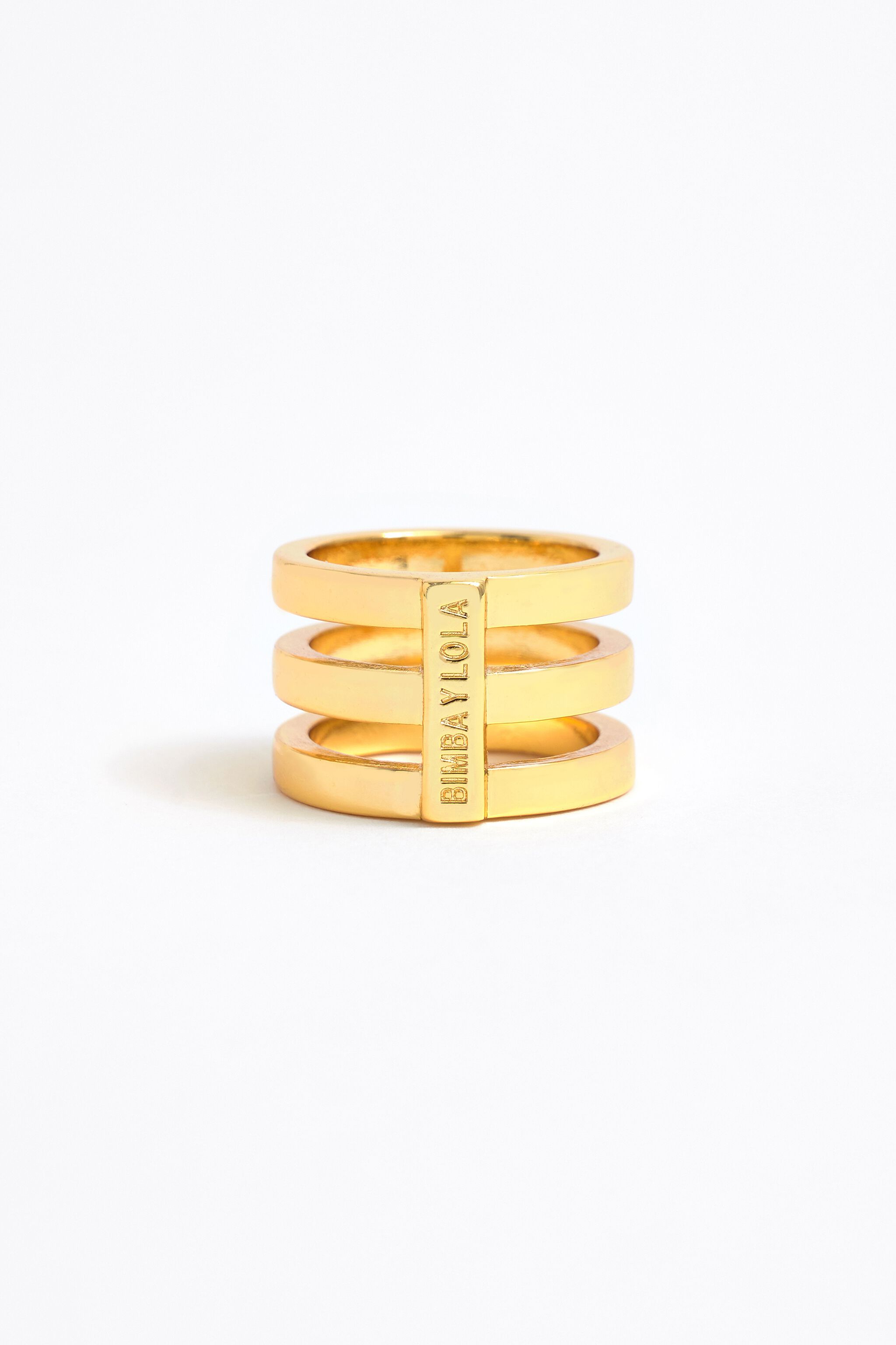 Golden bands ring