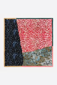 Red s patchwork scarf