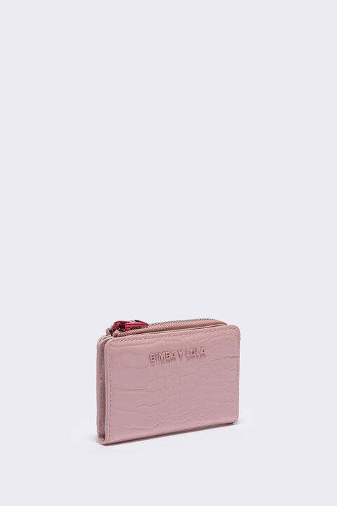 Monedero rectangular rosa