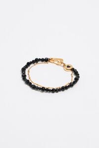 Pulsera logo cristales negra