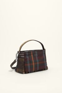 Chocolate green tartan mini Chihuahua bag