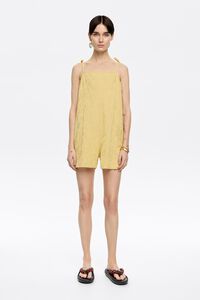 Mono corto rayas amarillo