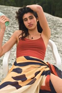 Ba&ntilde;ador rojo con beads