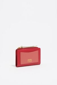 Cartera piel rojo
