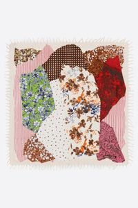 Collage prints shawl