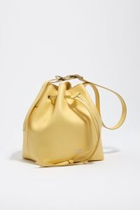 Large banana leather Carlino bucket bag