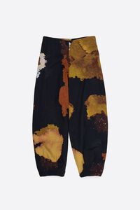 Pantal&oacute;n bombacho lino Blot negro