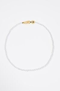 Collar logo y perlas