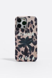 Бежевий чохол для iPhone 16 Pro Max з пальмою