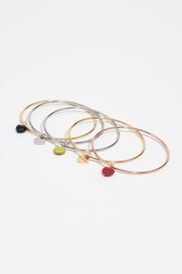 Set of 5 heart logo bracelets