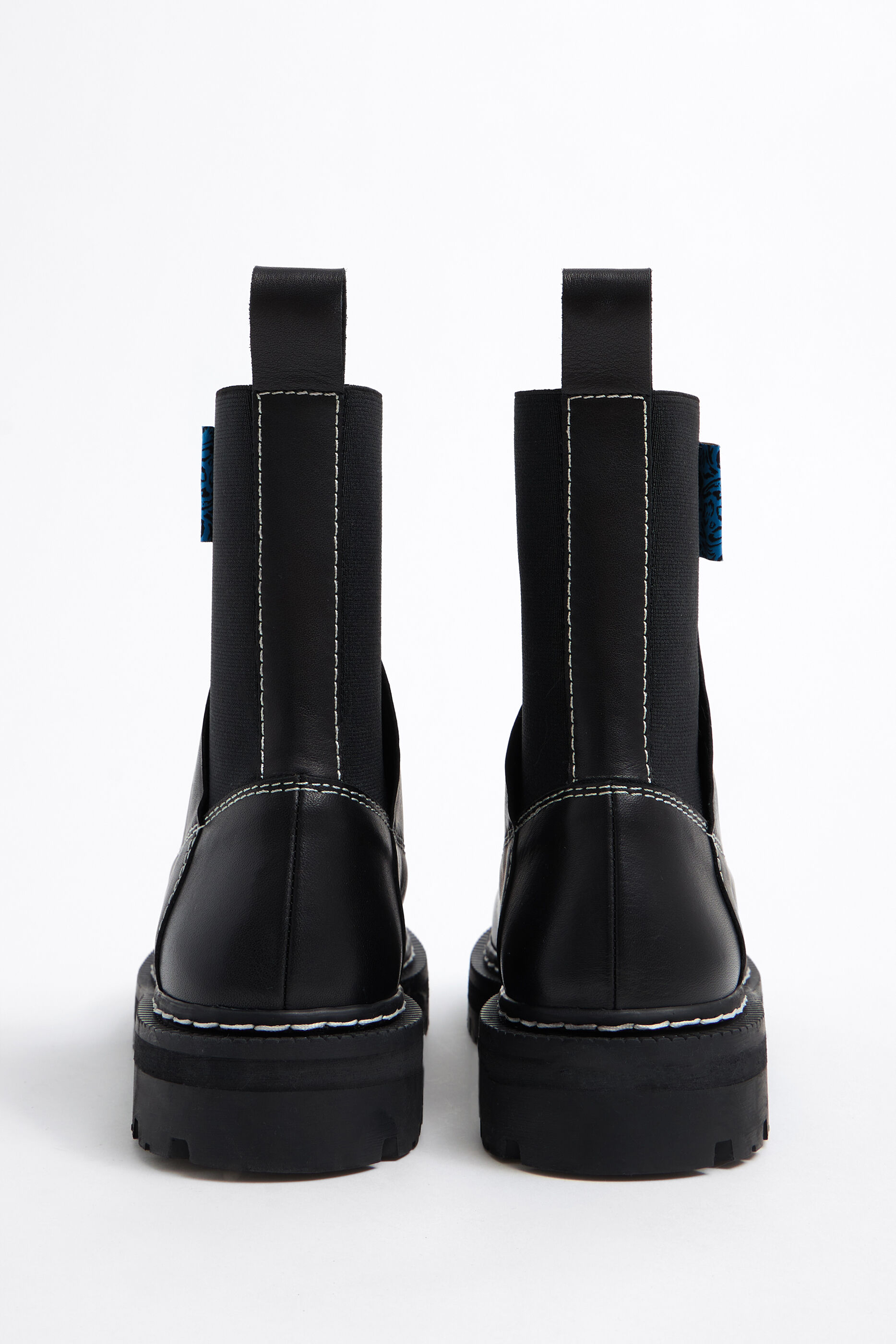 elasticated flat ankle boots
