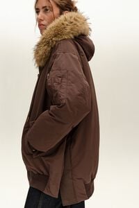 Anorac de plomes bomber xocolata