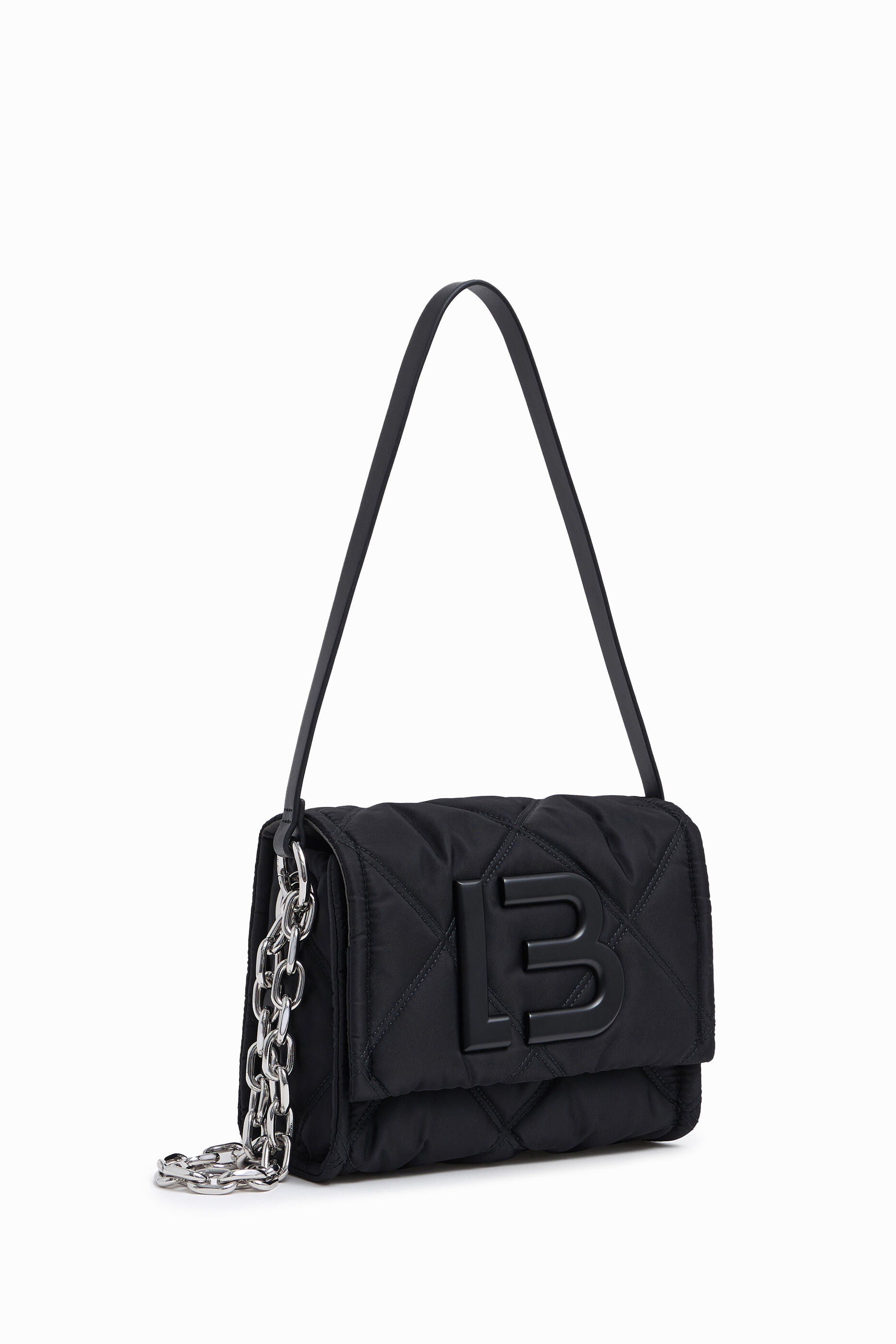 black padded bag