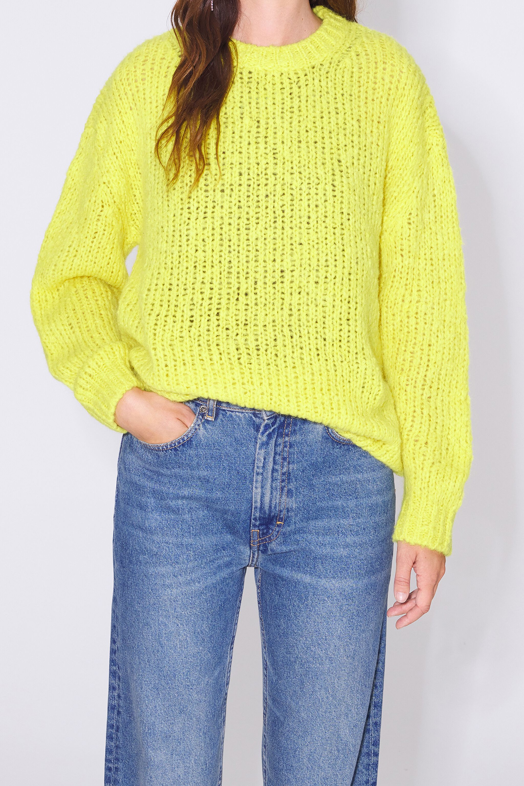 Lime alpaca sweater