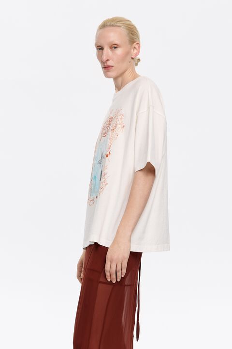 Oversize ivory logo T-shirt Oversize ivory logo T-shirt
