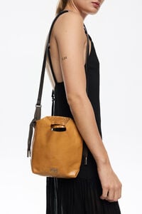 Bolso Paper mini piel caramelo