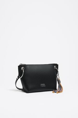Bolso Trapecio Bimba Y Lola Bolso Negro Bolsa Bandolera Bimba