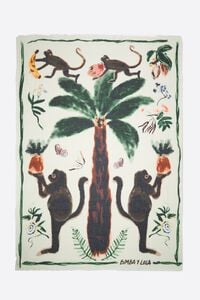 Pareo algod&oacute;n lavado macacos