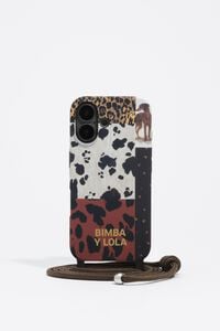 Pony patchwork iPhone 17 rigid case