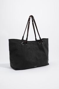 Bolso shopper maxi nylon negro