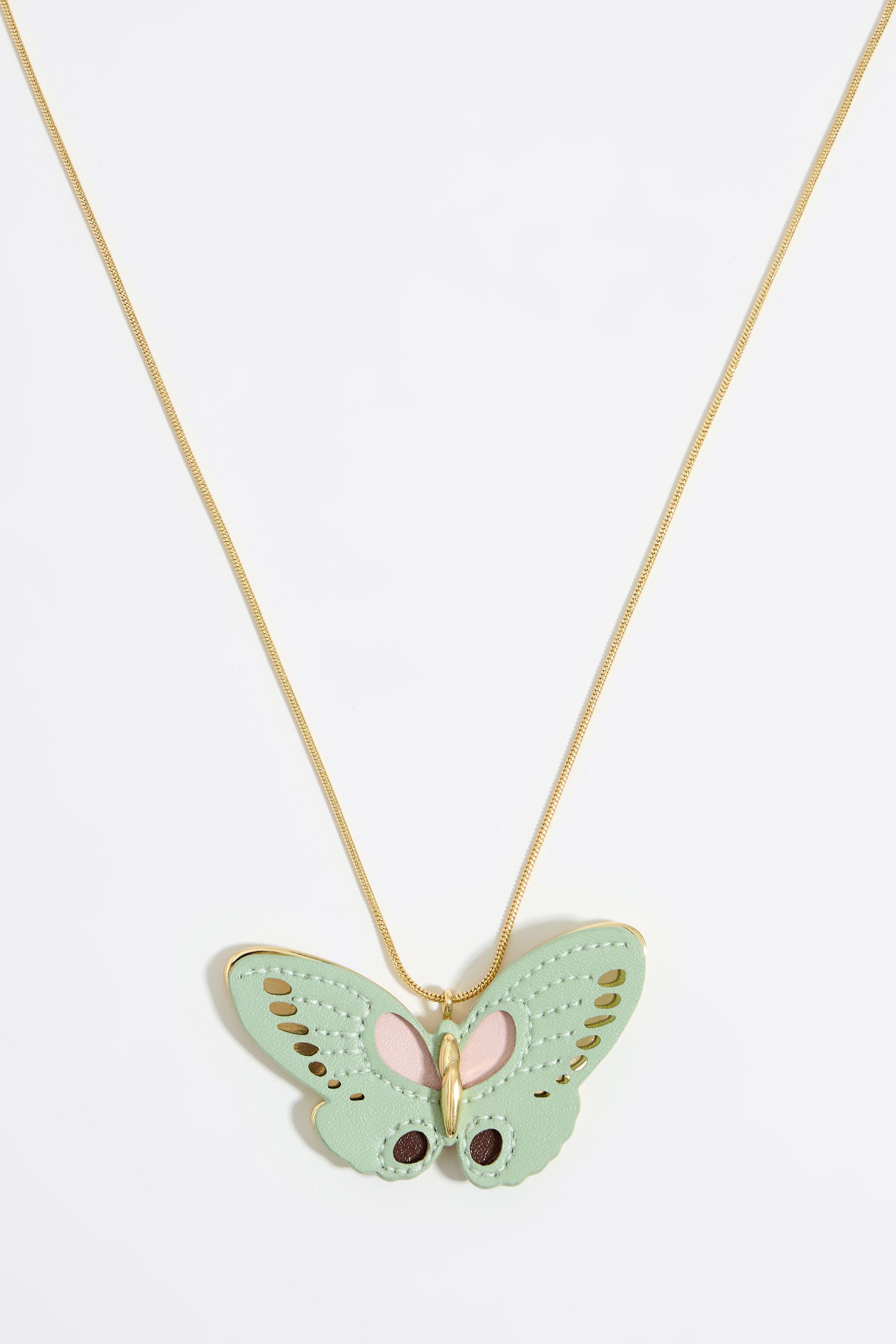 The JJ Butterfly Necklace In Solid 18K Gold And Emeralds Stones – Paulina  Jewelry