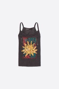 Positional Sun anthracite linen top