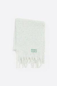 Bufanda cepillada marfil