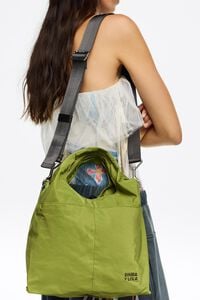 Medium kiwi nylon Paper bag