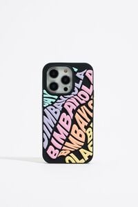 Funda iPhone 15 Pro silicona logo multicolor