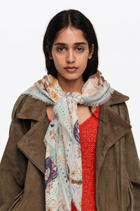 Chal p&aacute;jaros tropicales composici&oacute;n circular azul