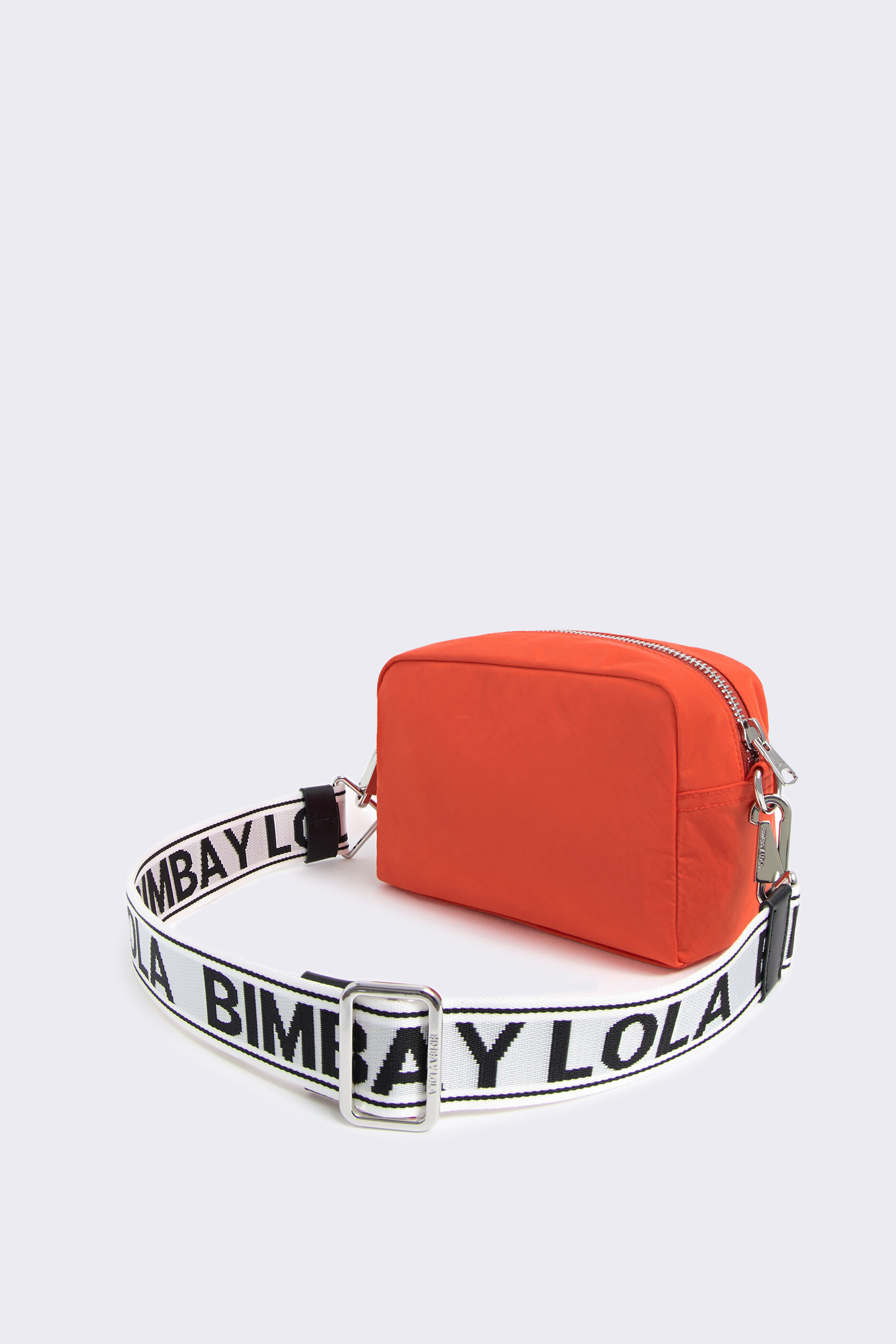 Bolso bandolera S nylon rojo