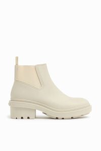Botte de pluie blanc cass&eacute;